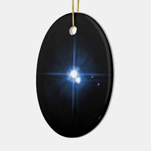 Planet Pluto moon Charon NASA Keramisch Ornament (Links)