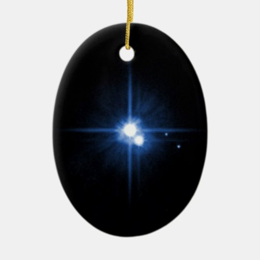 Planet Pluto moon Charon NASA Keramisch Ornament (Voorkant)