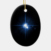 Planet Pluto moon Charon NASA Keramisch Ornament (Achterkant)