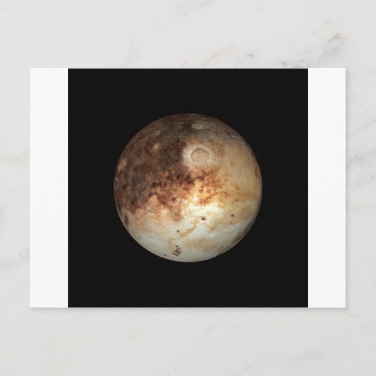PLANET PLUTO Natural (zonnestelsel) ~ Briefkaart (Voorkant)