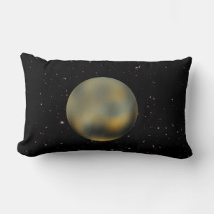 Planet Pluto Starry Sky Lumbar Pillow Kussen