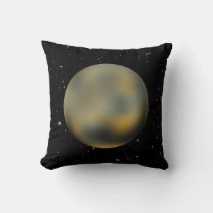 Planet Pluto Starry Sky Sierkussen