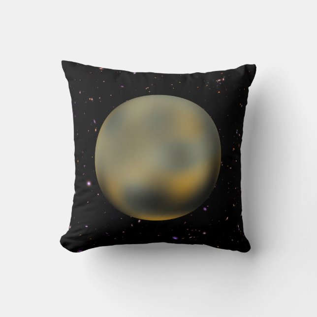 Planet Pluto Starry Sky Sierkussen (Voorkant)