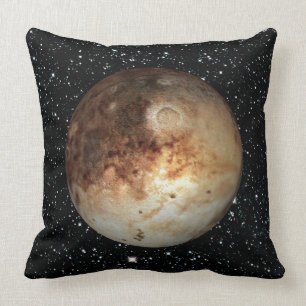 PLANET PLUTO-sterachtergrond (zonnestelsel) ~ Kussen