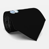 Planet Pluto WTF.? Funny Science Geek Astronomie Stropdas (Opgerold)