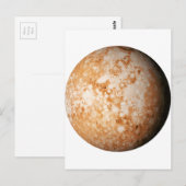 PLANET PLUTO (zonnestelsel) ~ Briefkaart (Voorkant / Achterkant)