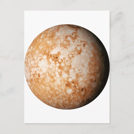 PLANET PLUTO (zonnestelsel) ~ Briefkaart (Voorkant)