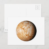 PLANET PLUTO (zonnestelsel) ~~ Briefkaart (Voorkant / Achterkant)
