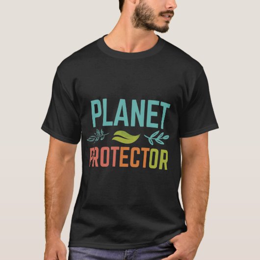 Planet Protector" T-shirt (Voorkant)