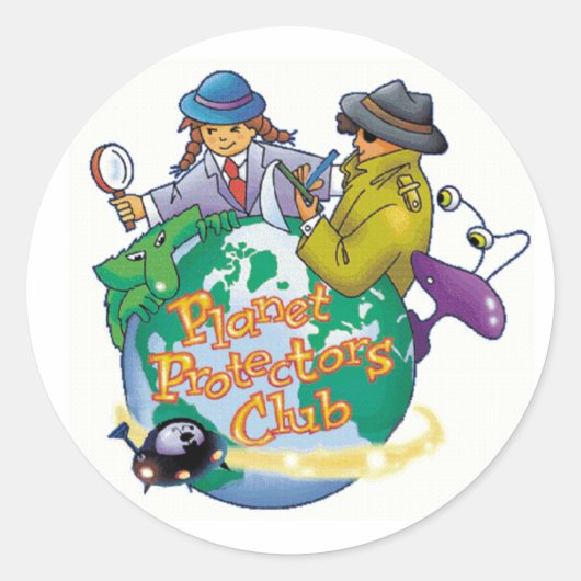 Planet Protectors Kinder Club Sticker (Voorkant)