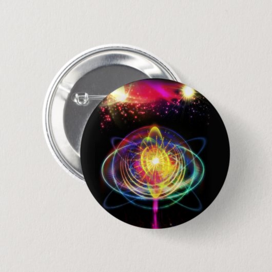 Planet Raybine Ronde Button 5,7 Cm (Voorkant /achterkant)