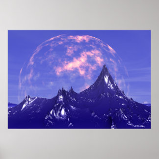 Planet Rise op de Top Poster