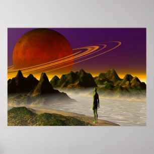 Planet Rise Poster