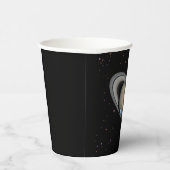 Planet Saturn Aurora en Rings Papieren Bekers (Rechts)