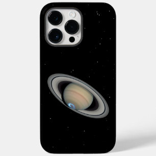 Planet Saturn Aurora en Rings Starry Sky Case-Mate iPhone 14 Pro Max Hoesje