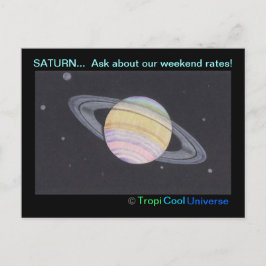 Planet SATURN briefkaart