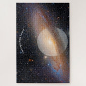 Planet Saturn Jigzaag Puzzle Legpuzzel (Verticaal)