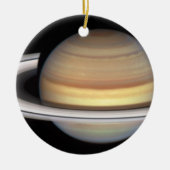 Planet Saturn Kerstboom Keramisch Ornament (Voorkant)