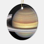 Planet Saturn Kerstboom Keramisch Ornament (Links)