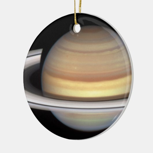 Planet Saturn Kerstboom Keramisch Ornament (Links)