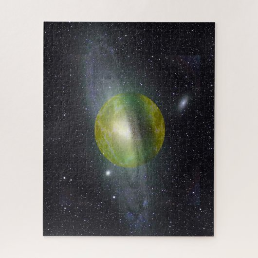 Planet Saturn Legpuzzel (Verticaal)