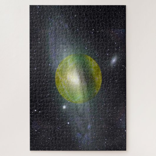Planet Saturn Legpuzzel (Verticaal)