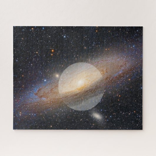 Planet Saturn Legpuzzel (Horizontaal)