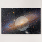 Planet Saturn Legpuzzel (Horizontaal)