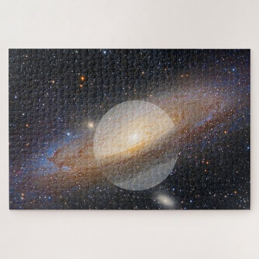 Planet Saturn Legpuzzel (Horizontaal)