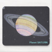 Planet SATURN mousepad Muismat (Voorkant)
