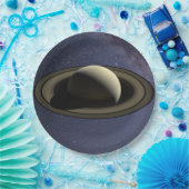 Planet Saturn Papieren Bordje (Feest)