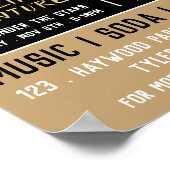 Planet Saturn, Planetarium Event Adverteren Poster (Hoek)