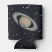 Planet Saturn Starry Sky Blikjeskoeler (Achterkant)
