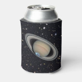 Planet Saturn Starry Sky Blikjeskoeler (Blikje Achterkant)