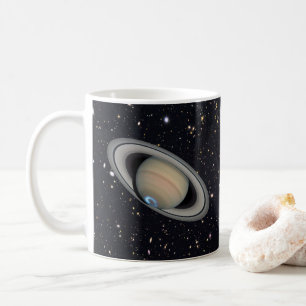 Planet Saturn Starry Sky Koffiemok