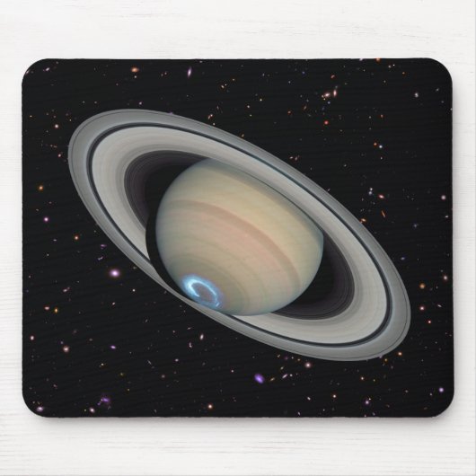 Planet Saturn Starry Sky Muismat (Voorkant)