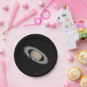 Planet Saturn Starry Sky Papieren Bordje (Feest)