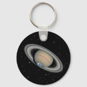 Planet Saturn Starry Sky Sleutelhanger (Voorkant)