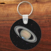 Planet Saturn Starry Sky Sleutelhanger (Voorkant)