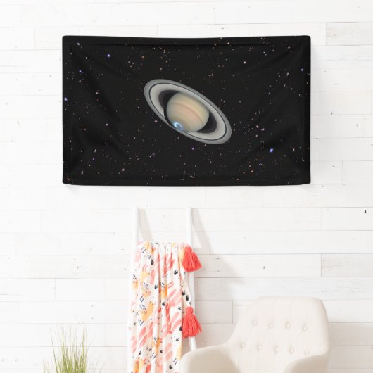 Planet Saturn Starry Sky Spandoek (Insitu)