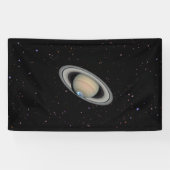 Planet Saturn Starry Sky Spandoek (Horizontaal)