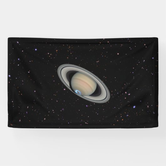Planet Saturn Starry Sky Spandoek (Horizontaal)