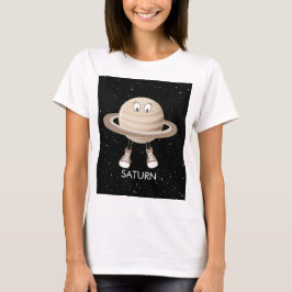 Planet Saturn & Stars T-shirt