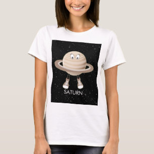 Planet Saturn & Stars T-shirt