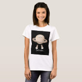Planet Saturn & Stars T-shirt (Voorkant volledig)