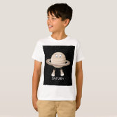 Planet Saturn & Stars T-shirt (Voorkant volledig)