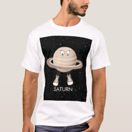 Planet Saturn & Stars T-shirt