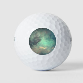 Planet Saturn's Moon Titan Golfballen