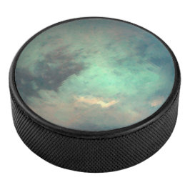 Planet Saturn's Moon Titan Hockey Puck