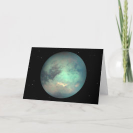 Planet Saturn's Moon Titan Kaart